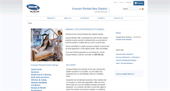 Desktop Screenshot of invacarerentals.co.nz
